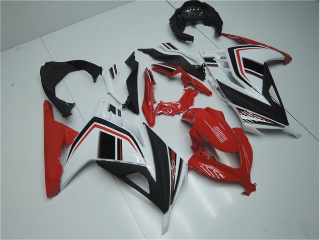 Purchase 2013-2016 Red White Black Kawasaki EX300 Motorbike Fairing UK