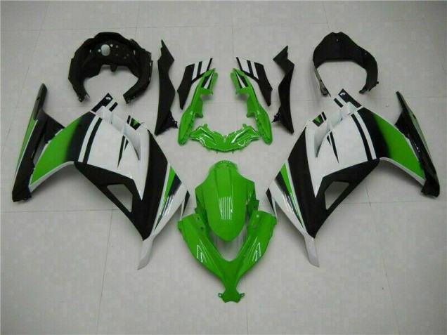 Purchase 2013-2016 Green Black Silver Kawasaki EX300 Moto Fairings UK