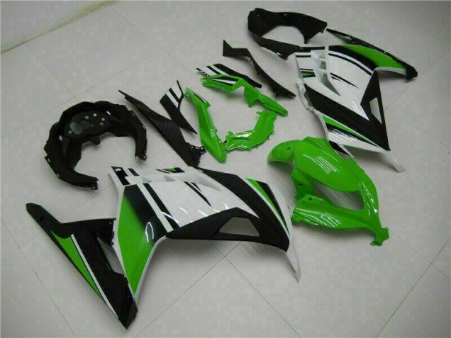 Purchase 2013-2016 Green Black Silver Kawasaki EX300 Moto Fairings UK