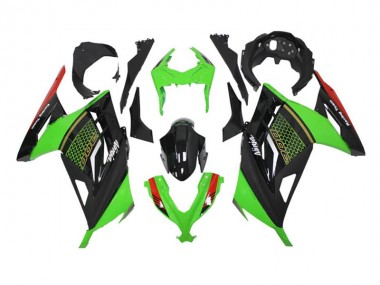 Purchase 2013-2016 Green Black Kawasaki EX300 Motor Bike Fairings & Bodywork UK