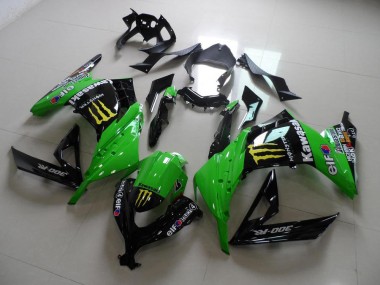 Purchase 2013-2018 Green Monster Kawasaki ZX300R Motorcycle Fairing Kits UK