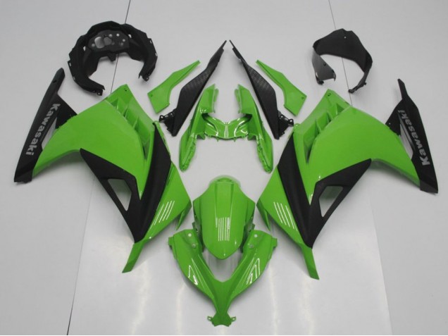 Purchase 2013-2018 OEM Style Green Kawasaki ZX300R Motorcycle Fairing Kit UK