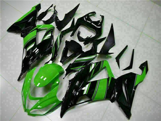 Purchase 2013-2018 Black Green Kawasaki ZX6R Motor Fairings UK