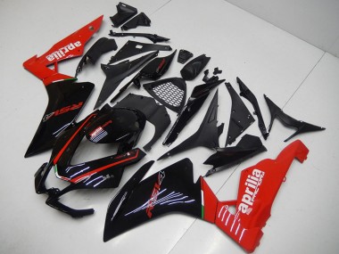 Purchase 2009-2015 Black Red Aprilia RSV4 Motorcycle Replacement Fairings UK