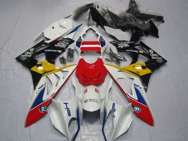 Purchase 2009-2014 Red White Yellow BMW S1000RR Motorcycle Fairings Kits UK