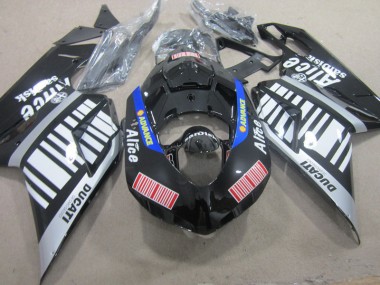 Purchase 2007-2014 Black White Advance Alice Ducati 1098 Replacement Fairings UK