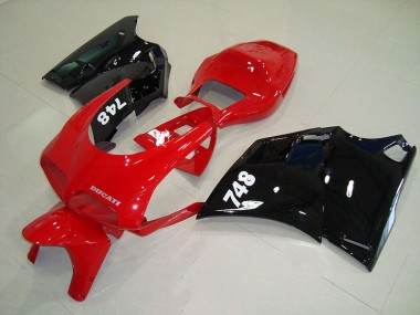 Purchase 1993-2005 Red Black Ducati 748 916 996 996S Motorbike Fairing Kits UK