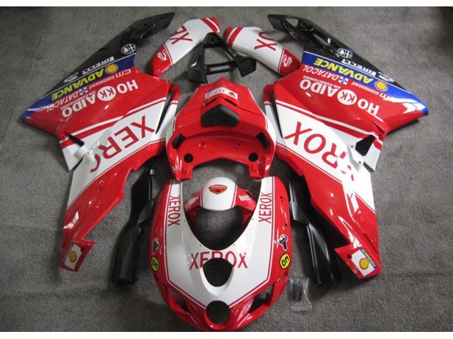 Purchase 2005-2006 Red White Xerox Ducati 749 Motorcycle Fairings Kits UK