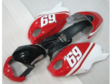 Purchase 2008-2012 Black Red White 69 Ducati Monster 696 Moto Fairings UK