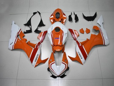 Purchase 2017-2023 Orange White HRC Honda CBR1000RR Motorbike Fairing UK