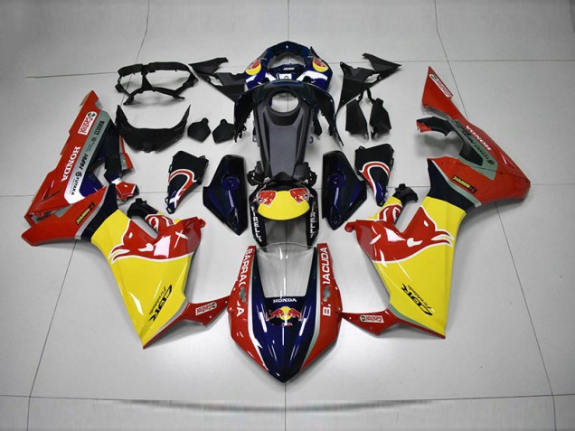 Purchase 2017-2023 Blue Yellow Red Red Bull Honda CBR1000RR Motorcycle Fairing Kit UK