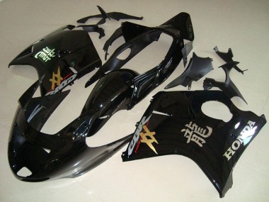 Purchase 1996-2007 Black Honda CBR1100XX Blackbird Motorcycle Fairing Kits UK