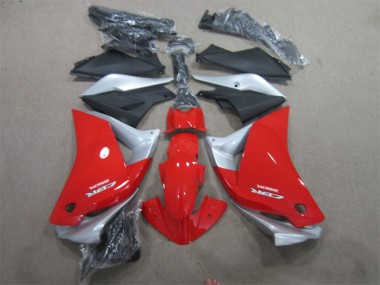 Purchase 2011-2013 Red Silver Black Honda CBR125R Motorbike Fairing UK