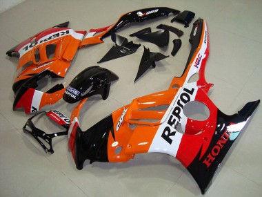 Purchase 1995-1998 Black Orange Repsol Honda CBR600 F3 Replacement Fairings UK