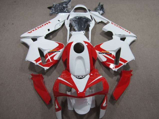 Purchase 2003-2004 White Red Honda CBR600RR Motorcycle Fairing Kits UK