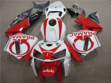 Purchase 2005-2006 Red White PRAMAC Honda CBR600RR Bike Fairing Kit UK