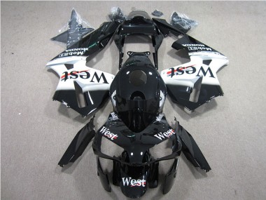 Purchase 2005-2006 Black White West Honda CBR600RR Bike Fairing UK