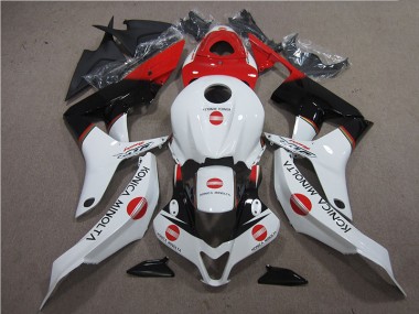 Purchase 2007-2008 Red White Black Konica Minolta Honda CBR600RR Motor Bike Fairings UK