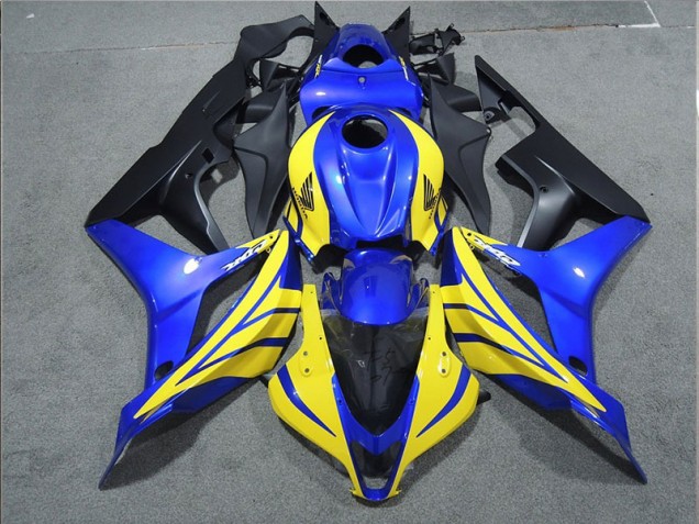 Purchase 2007-2008 Black Blue Yellow Honda CBR600RR Bike Fairings UK