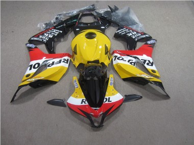 Purchase 2007-2008 Yellow Red Black Repsol Honda CBR600RR Moto Fairings UK