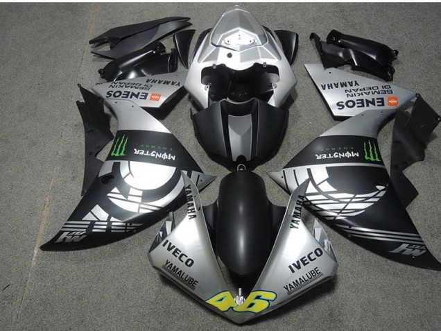 Purchase 2007-2008 Black Silver Monster IVECO 46 Honda CBR600RR Motorcyle Fairings UK