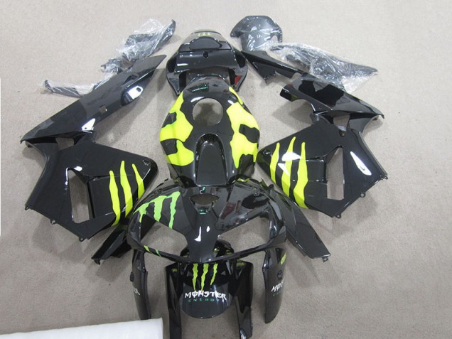 Purchase 2007-2008 Black Monster Green Honda CBR600RR Motorcylce Fairings UK