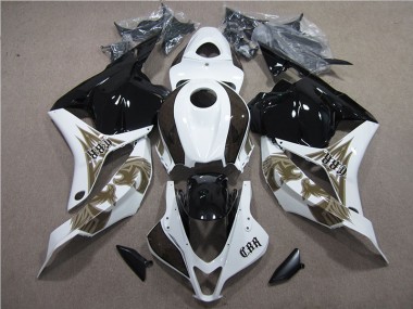 Purchase 2009-2012 Black White Honda CBR600RR Bike Fairing Kit UK
