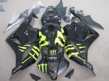 Purchase 2009-2012 Black Green Monster Honda CBR600RR Motorcycle Fairing UK