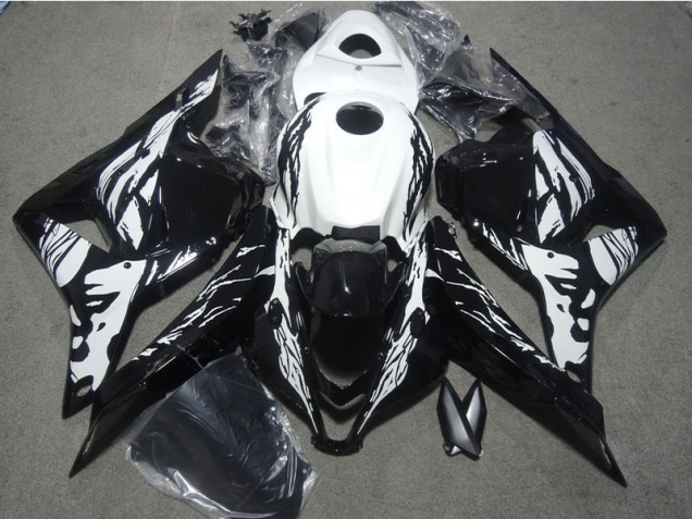 Purchase 2009-2012 Black White Honda CBR600RR Bike Fairing UK