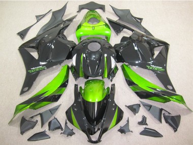 Purchase 2009-2012 Black Green Honda CBR600RR Motorbike Fairing UK