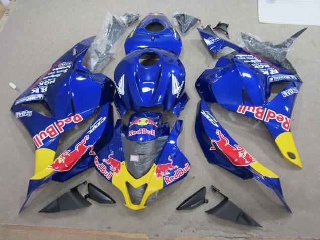 Purchase 2009-2012 Blue Red Bull Honda CBR600RR Replacement Motorcycle Fairings UK