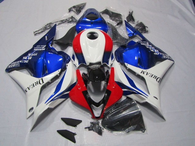 Purchase 2009-2012 White Blue Red DREAM Honda CBR600RR Motorbike Fairings UK