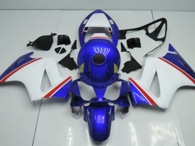 Purchase 2002-2013 Blue White Honda VFR800 Motorcycle Fairings Kit UK