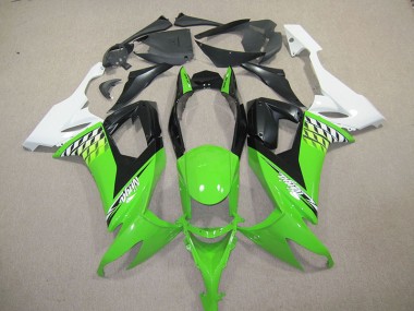 Purchase 2008-2010 Black Green Ninja Kawasaki ZX10R Bike Fairings UK