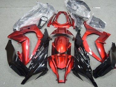 Purchase 2011-2015 Black Red Kawasaki ZX10R Moto Fairings UK