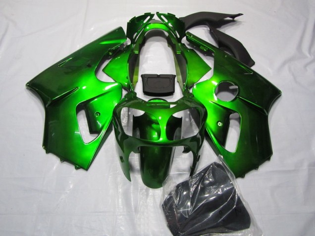 Purchase 2000-2001 Green Kawasaki ZX12R Motorcycle Fairings Kit UK