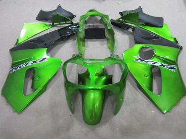 Purchase 2000-2001 Green Kawasaki ZX12R Motorbike Fairings UK