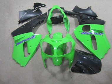 Purchase 2000-2001 Green Kawasaki ZX12R Motorcycle Fairing Kits UK