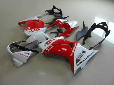 Purchase 2008-2012 Red White BEET Kawasaki ZX250R Motor Fairings UK