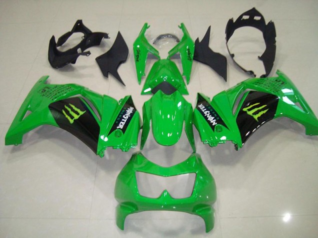 Purchase 2008-2012 Green Monster Kawasaki ZX250R Motorcycle Fairing Kit UK