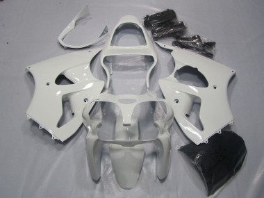 Purchase 2000-2002 White Kawasaki ZX6R Bike Fairing Kit UK