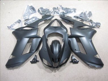 Purchase 2007-2008 Black Kawasaki ZX6R Motorcycle Fairings UK