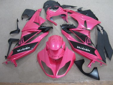 Purchase 2009-2012 Pink Black Monster Kawasaki ZX6R Motor Fairings UK