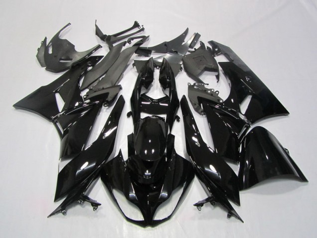 Purchase 2009-2012 Black Kawasaki ZX6R Motorcycle Fairings UK