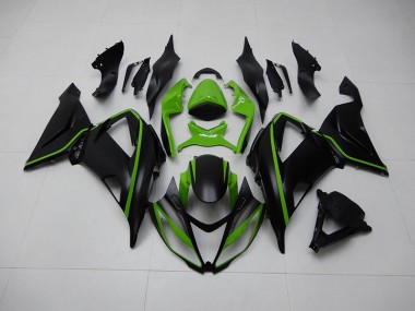 Purchase 2013-2018 Black Green Kawasaki ZX6R Replacement Motorcycle Fairings UK