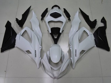 Purchase 2013-2018 White Black 636 Kawasaki ZX6R Motorbike Fairing Kits UK