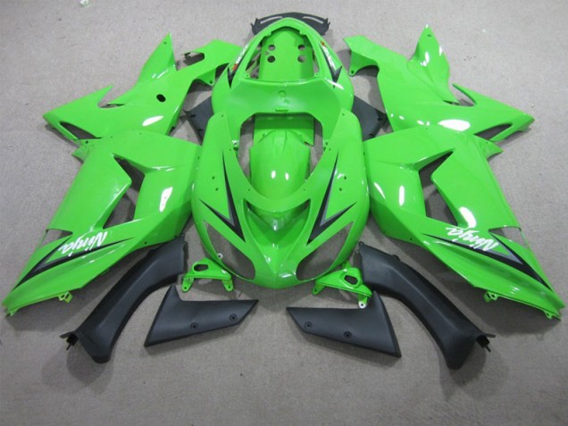 Purchase 2013-2018 Green Kawasaki ZX6R Moto Fairings UK