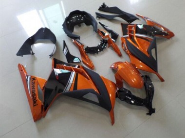 Purchase 2013-2018 Black Orange Kawasaki ZX300R Motor Fairings UK