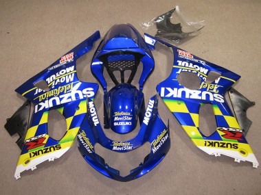 Purchase 2000-2002 Blue Yellow Telefumica Movistar Suzuki GSXR1000 Motor Fairings UK