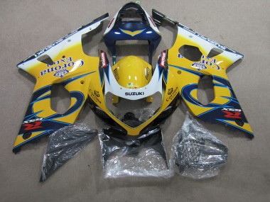 Purchase 2000-2002 Yellow Blue Corona Extra Suzuki GSXR1000 Motorcycle Fairings Kit UK